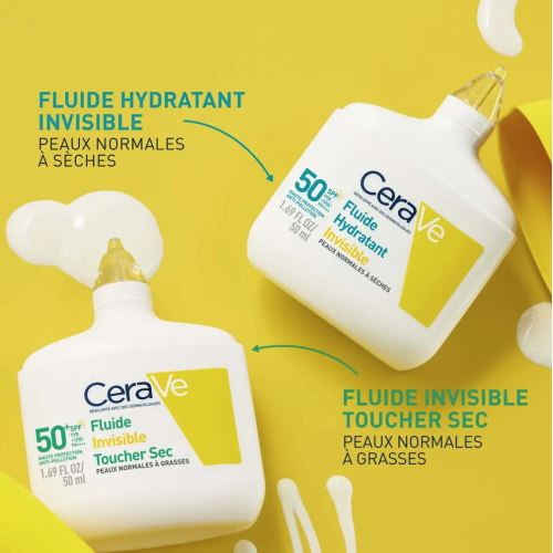 Fluide Invisible Toucher Sec SPF50+ 50 ml