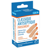 Care+ Pansement Antiseptique 30 pansements