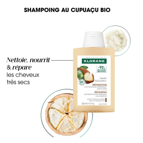 Shampoing Réparation Cupuaçu Bio 400 ml