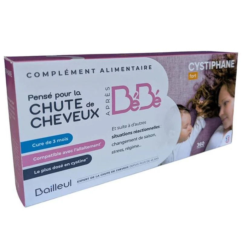 Image lifestyle de la boîte Cystiphane Cure 3 Mois Jeunes Mamans Bailleul 'Pensée pour la chute de c