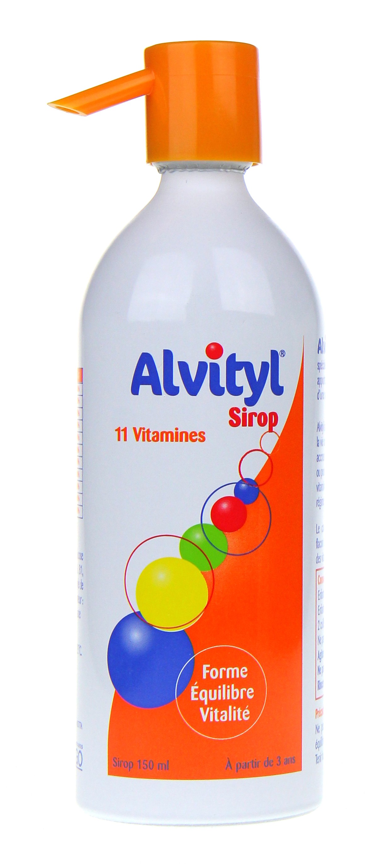 Alvityl Sirop 11 Vitamines 150mL Prune - Vitalité et Forme - Pharma360