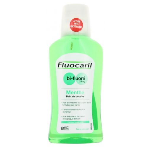 Bain de bouche bi-fluoré 25mg 250 ml