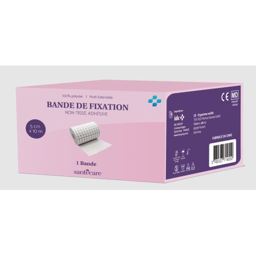 Bande de Fixation Non Tissée 5 cm x 10 m