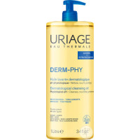 URIAGE Huile Lavante 1L - Nettoie, Hydrate, Protège Peaux Sensibles