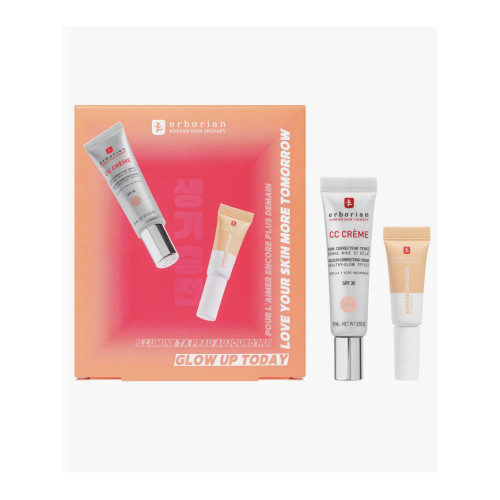 Kit Erborian CC Crème Clair + Super BB : Teint unifié et éclat naturel