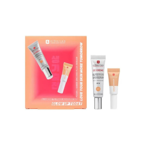 Kit Erborian CC Crème Doré : Soin & Maquillage Unifiant SPF25