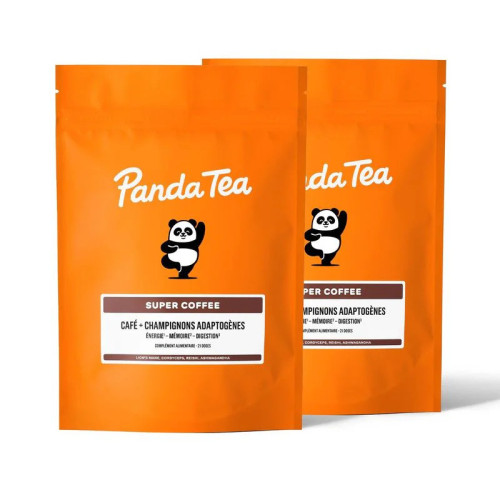 PANDA TEA SuperCafé Boisson Énergie & Concentration - 14 St