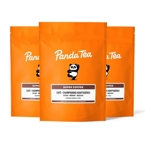 PANDA TEA SuperCafé Boisson Énergie & Concentration - 14 St