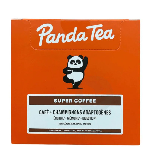 PANDA TEA SuperCafé Boisson Énergie & Concentration - 14 St