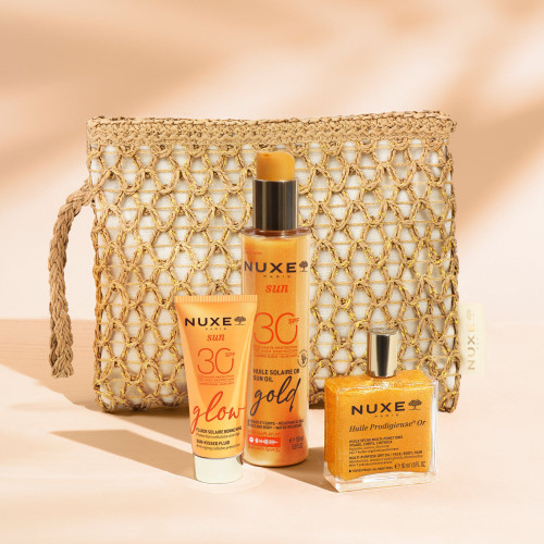 NUXE Trésor Été 2026 : Trousse solaire SPF30 visage & corps