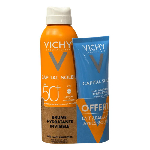 Vichy Brume SPF50+ : Protection solaire invisible pour peaux sensibles