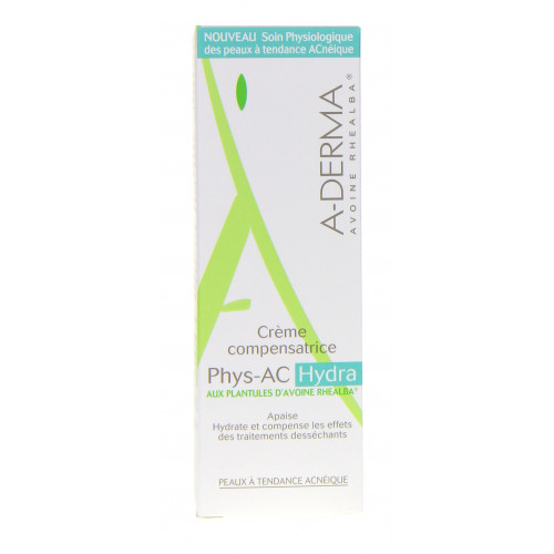 ADERMA Phys-AC Hydra Crème 40mL - Apaise et Hydrate