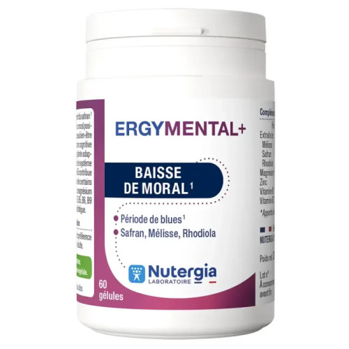 ERGYMENTAL+ Gél B/60 : Équilibre mental & réduction fatigue - Nutergia