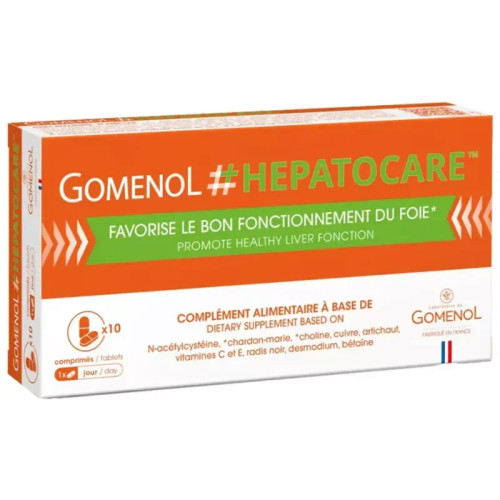 Gomenol Hepatocare : Complément foie détox naturel - 10 comprimés