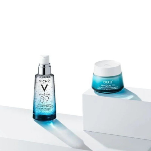 Vichy Mineral 89 Crème Hydratation 72H - Peau Réparée & Hydratée 8x