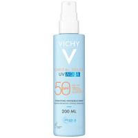 Vichy SPF50 UV AQUA : Protection solaire invisible & hydratante 200ml