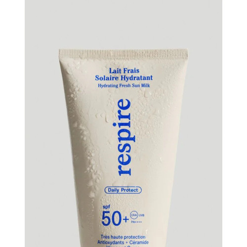 RESPIRE SPF50+ Lait Solaire Hydratant - Protection Visage & Corps