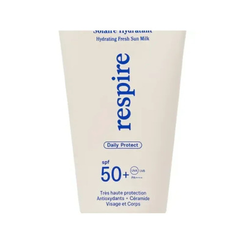 RESPIRE SPF50+ Lait Solaire Hydratant - Protection Visage & Corps