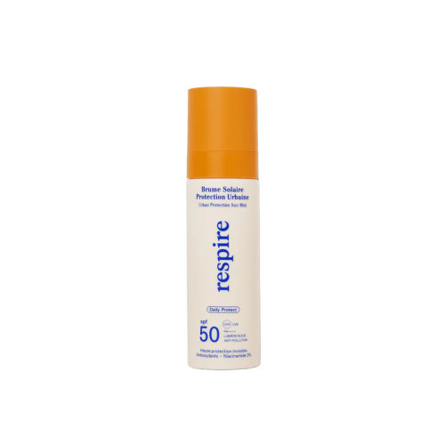 Respire SPF50 Brume : Protection UV + lumière bleue, peau fraîche