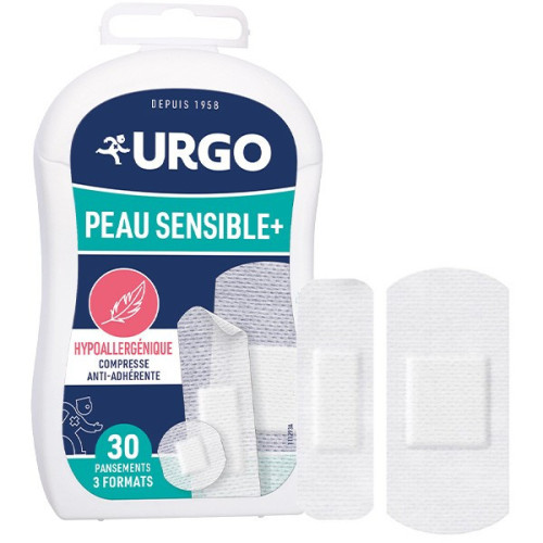 URGO Pans Sensibles +B/30 : Protection optimale pour peaux fragiles