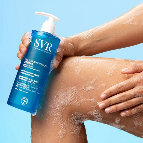 SVR XERIAL Gel Peeling Lavant - Exfoliant Doux pour Peaux Sèches 400ml