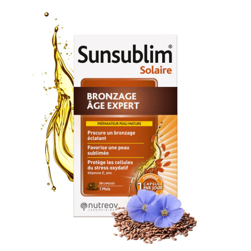 NUTREOV SunSublim : Bronzage profond et peau ferme grâce aux algues