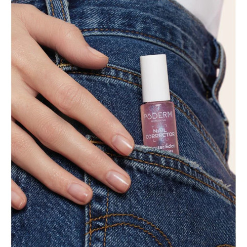Vernis PODERM Boost Éclat Biopeptides : Ongles brillants & renforcés