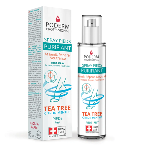 Spray PODERM Mycose Pieds : Élimine 99,9% des champignons en 1h