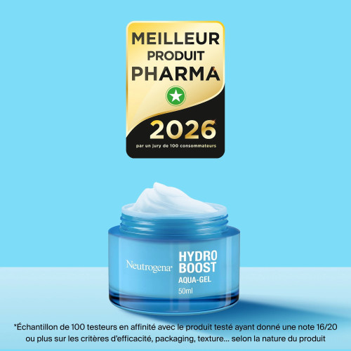 Neutrogena HB Gel Aqua 50ml - Hydratation intense 72h, peau souple