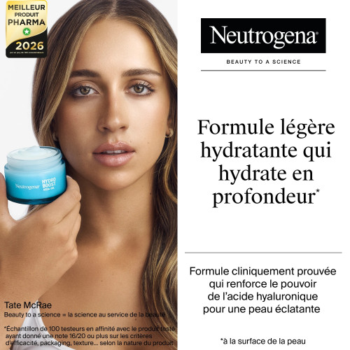 Neutrogena HB Gel Aqua 50ml - Hydratation intense 72h, peau souple