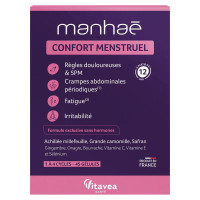 MANHAE Confort Menstruel Gél : Soulagement SPM & règles douloureuses