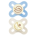 MAM Sucette Nuit : Silicone SkinSoft™ - 94% d'acceptation - Lot de 2