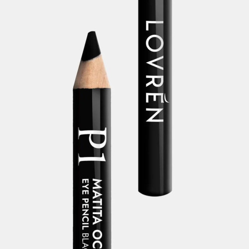 LOVREN Crayon Yeux Noir Intense - Tenue 8h & Précision Absolue