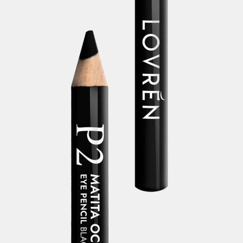 LOVREN Crayon Yeux Noir - Tenue Longue Durée & Couverture Intense