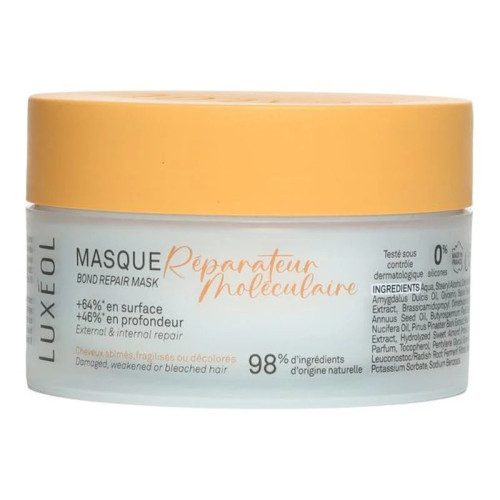 Masque Luxéol : Réparation moléculaire, +64% lissage