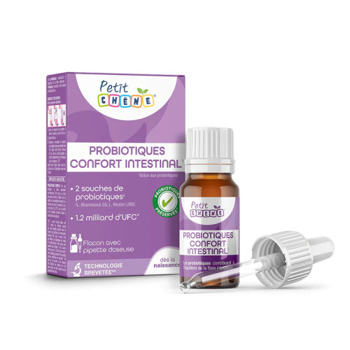 Probiotique Petit Chêne - 1,2 Md UFC pour le Confort Intestinal Bébé