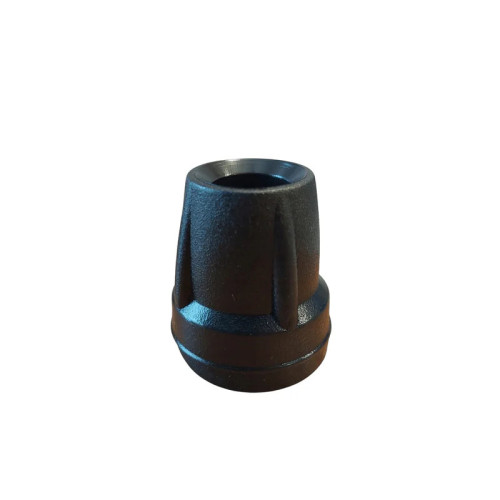 Embout canne HERDEGEN noir 16/17mm - Antidérapant et durable