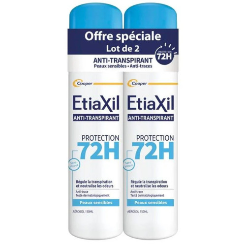 ETIAXIL Déod 72H Aérosol : Protection Anti-Transpirante 72h