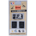 Bracelet Anti-Moustiques Graffiti Noir : 30j de protection naturelle