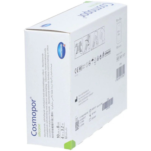Pansements Silicone Hartmann - Absorption Exsudats 10x8cm