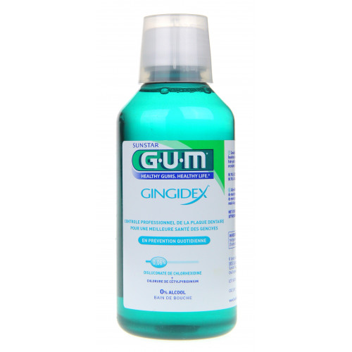 GUM Gingidex Bain de Bouche Prévention Quotidienne Gencives-4518