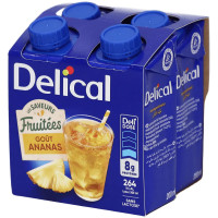 Boisson ananas DELICAL : 8g protéines/200ml pour nutrition renforcée