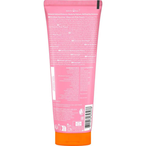 Gel Douche Weleda Pink Peach 200ml - Évasion Estivale Naturelle