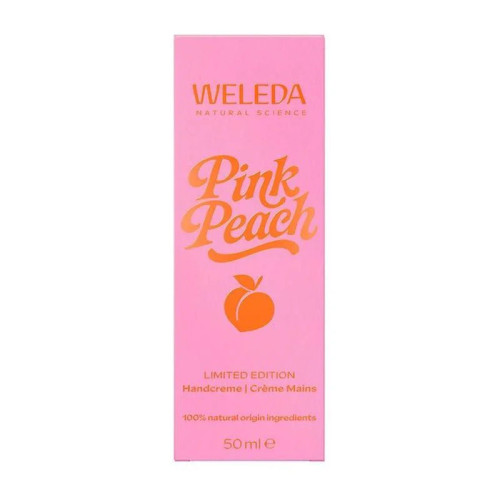 Weleda CR Mains Rose Pêche - Hydratation légère & parfum fruité