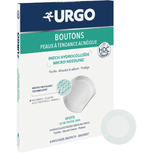 URGO BOUTONS Patch Micro-Needling : Résorbe les boutons en 8h