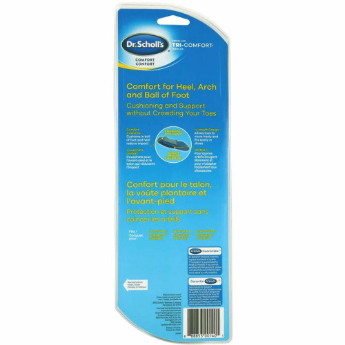 Scholl EASY-FIT T1 : Semelles ortho 3/4 pour un confort optimal