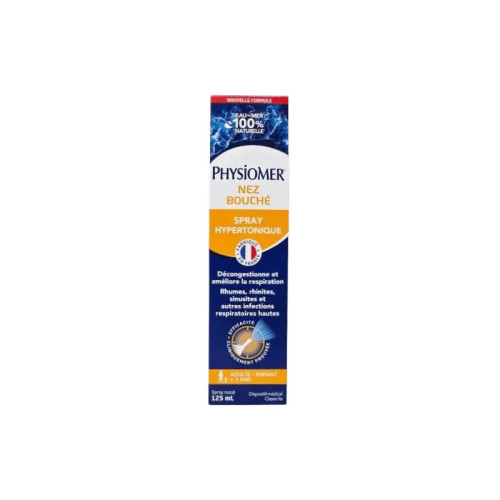Physiomer Spray Nasal Hypert: Soulagement Nez Bouché, 100% Eau de Mer