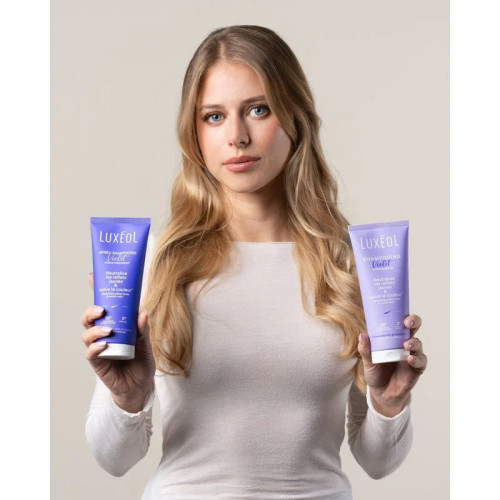 Après-Shampooing Violet Luxéol : Éclat & Pureté pour Cheveux Blonds