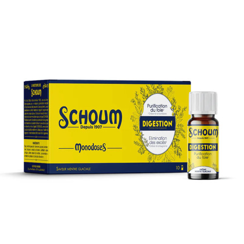 SCHOUM Monodose 15ml - Digestion & Détox Hépato - Les 3 Chênes