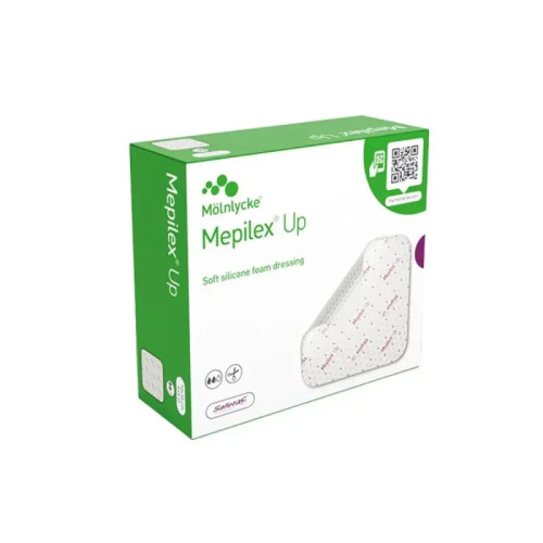 Pansements Mepilex UP Silicone - Idéal Plaies Exsudatives 10x21cm